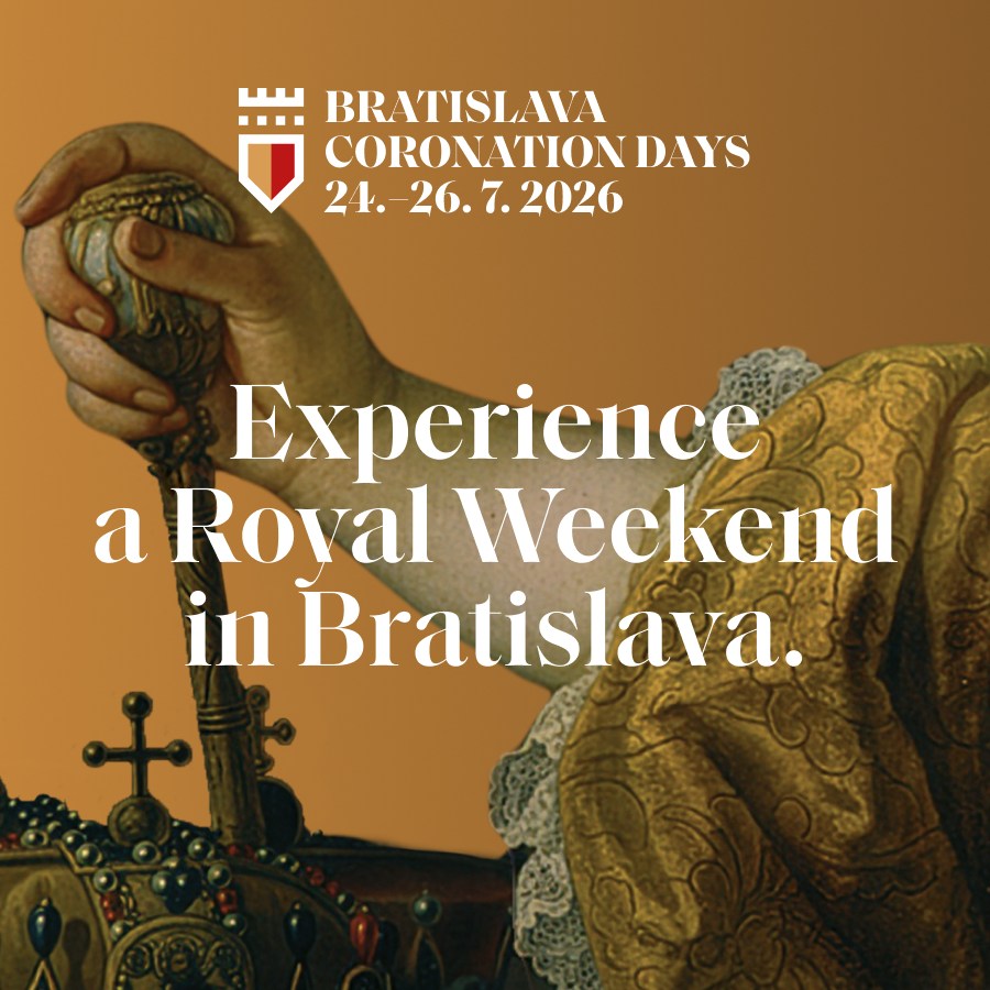 👑 Bratislava is ready to relive its royal history. Are you?
From 24–26 July 2026, Bratislava Coronation Days will bring the city to life with knights, the royal coronation parade, concerts, guided tours, family activities and much more.
📍 Bratislava Old Town & Tyrš Embankment
👉 Discover the full programme - link in BIO

 #visitbratislava #slovakia #bcdbratislava