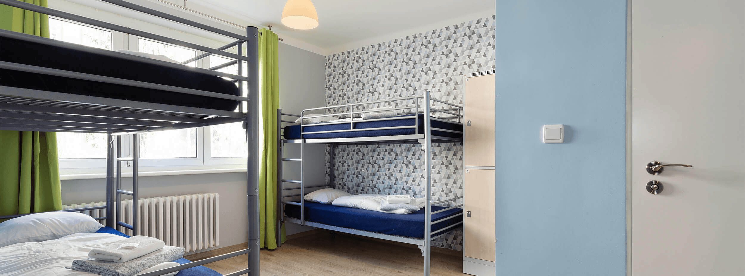patio hostel quadruple bed room